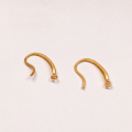 wholesale S925 silver gold-plated ear hook earring DIY handmade semi-finished accessories ancient-style jewelry accessories new product promotion-0-4