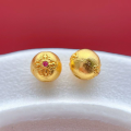 wholesale Metal: 925 ancient method silver gold-plated pure silver Jewelry components: flower ball, four-petal flower, fret bead, bow knot, cabbage spacer bead, barrel bead DIY-0-14