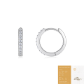 wholesale 925 Sterling Silver Fashionable and Popular Moissanite Hoop Earrings for Cross-Border Style, Luxurious High-End Elegance-0-10