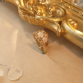 wholesale S925 Sterling Silver Gold-Plated Dunli Light Luxury Fashion Jewelry African Opal Natural Pearl Ring Exquisite Elegant Band-0-0