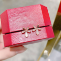 wholesale S925 Sterling Silver Korean-style Summer Daisy Shell Diamond-inlaid Floral Earrings for Women, Fashionable and Freshwater Mother-of-Pearl Ear Accessories-0-2