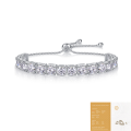 wholesale 925 Sterling Silver Amazon Best-Selling Tennis Bracelet for Women, Premium Luxury European and American Style Moissanite Bracelet-0-10