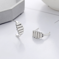 wholesale S925 Sterling Silver European and American Cross-Border Personalized Creative Geometric Irregular Trendy Simple and Versatile Earrings for Women-YFR228M/approx. 3.5g 925 silver