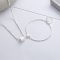 wholesale S925 Sterling Silver Trendy Hip-Hop Chic Square Sugar Necklace, Ins Style Luxury Layered Collarbone Chain-0-1