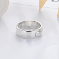 wholesale S925 Silver Yunchao Xuan Fashion Cross-Border Classic English Letter Trendy Ins Style Versatile Open Ring-0-2