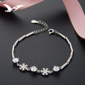 wholesale S925 Sterling Silver Zircon Korean Style Cute and Sweet Matching Bracelet, Personalized Creative Design Bracelet for Women-0-0
