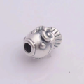 wholesale Metal 999 Silver Koi Spacer Beads Goldfish Ingot Fish Loose Beads Ornament String Beads Hand Knitted Accessories DIY Fittings-0-5