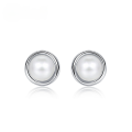 wholesale S925 Sterling Silver New Fashionable and Popular Natural Freshwater Pearl Earrings, Niche Design, Wholesale from Manufacturer-0-0
