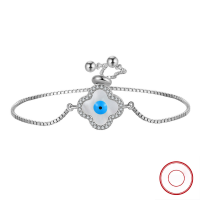 wholesale S925 Sterling Silver Adjustable Women's Bracelet with Natural Mother-of-Pearl Flowers Factory Direct Wholesale-Platinum, approx. weight: 4.85g 925 silver