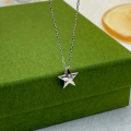 wholesale "S925 Sterling Silver Fashionable Minimalist Niche Design Versatile High-end Pendant Necklace"-0-1