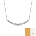 wholesale 925 Silver Never-Fade Korean Style Versatile Commutable Collarbone Necklace with Moissanite, Exuding a Luxurious and Sophisticated Aura-0-8