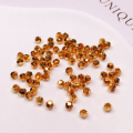 wholesale S925 gold-plated small spacer beads, spacer beads, loose beads, accessories for bracelets, necklaces, stringing, and DIY handmade semi-finished products-0-5