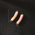 wholesale Gold-plated 925 ancient silver enamel painted Wutiao Jing Nanatong pendant with double ear straight and curved tubes for DIY bracelet accessories-0-7
