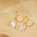 wholesale S925 Sterling Silver Classic Zircon-encrusted Ultra-sparkling Hoop Earrings,。-0-3