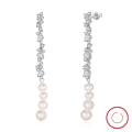 wholesale GPE Collection S925 Sterling Silver European and American Cross-Border Exquisite Earrings, Natural Freshwater Pearl Stud Earrings Wholesale-0-71