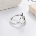 wholesale S925 Silver Yun Chao Xuan Fashion Retro Vintage Minimalist Irregular Niche Creative Design Trendy Open Ring-0-2