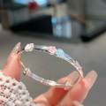 wholesale 999 Sterling Silver Bracelet for Big Kids, Girl Student's Birthday Gift with Design Sense-0-12