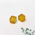 wholesale S925 Gold-Plated Silver Natural Crystal Agate Aquamarine Cube Bead Spacer DIY Craft Semi-Finished New Product-0-3
