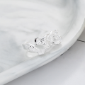 wholesale S925 Sterling Silver Irregular Hollow Crushed Foil Open Ring Ins Light Luxury Style Jewelry-0-1