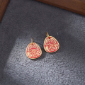 wholesale Gold-plated 925 Ancient Silver Enamel Fortune Attraction and Blessing Drop Pendant for DIY Bracelet String Accessory-0-5