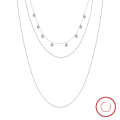 wholesale Sterling Silver BQN Collection Multi-Layer Pearl Collarbone Necklace Fashion Design Direct from Manufacturer Wholesale-0-20