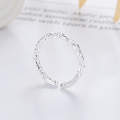 wholesale S925 Sterling Silver Korean Style Irregular Textured Open Ring Creative Niche Versatile Index Finger Ring for Women-0-1