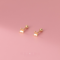 wholesale S925 Sterling Silver Nalan Minimalist Elegant Threaded Pearl Butterfly Insect Creative Ear Accessories G9989-S925 silver pair silver 925 silver