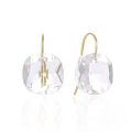 wholesale S925 Sterling Silver Luxury Sparkling Crystal Ear Hooks,。-0-5