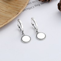 wholesale S925 Sterling Silver Cloud Tide Pavilion Hip-hop Street Style Lace Good Luck Ear Clasp Trendy Versatile Item Lucky Earrings-YFR044/approx. 3.32g 925 silver