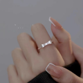 wholesale S925 Sterling Silver Handmade Filigree Bow Runaway Princess Ring for Women, Fashion Niche Design Open Adjustable Ring-0-1