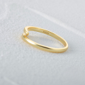wholesale S925 Sterling Silver Open-ended Smooth Wedding Band, Minimalist Korean Style Ins Index Finger Ring-0-3