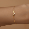 wholesale S925 Sterling Silver Infinite Loop Figure 8 Lucky Heart Zircon Accent Bracelet,-0-1