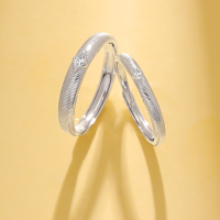 wholesale 925 Sterling Silver London Eye Couple Ring Minimalist Luxury Matching Band 520 Valentine's Day Gift for Girlfriend-London Eye Couple Ring/approx. 3.59g&gt;PR003235