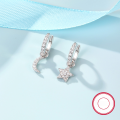 wholesale Metal: 925 Sterling Silver Earrings for Women, Minimalist and Versatile Ins Style with a High-End Feel, Featuring Heart, Star, and Moon Designs-0-1