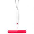 wholesale Metal material zero power jewelry engraved with birthstones minimalist bar pendant personalized name commemorative gift-0-0