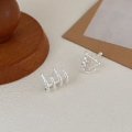 wholesale 925 Sterling Silver Ins Trendy NewStyleClaw Earrings Women Korean Minimalist Versatile Earrings-0-3