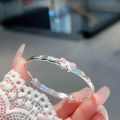 wholesale 999 Sterling Silver Bracelet for Big Kids, Girl Student's Birthday Gift with Design Sense-0-11
