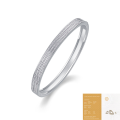 wholesale S925 Sterling Silver Moissanite Starlight Amusement Bracelet, New Fashionable Accessory, Hot-Selling Bangle, Wholesale from Guangzhou Factory-0-6