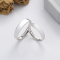 wholesale S925 Sterling Silver Trendy Ins-Style Romantic English Letter Couple Rings, Simple and Exquisite Versatile Design-0-0