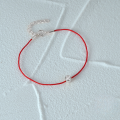 wholesale S925 Sterling Silver Single Zircon Red String Bracelet For Women, Viral Tiktok Good Luck Jewelry-0-3