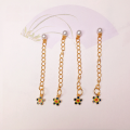wholesale S925 silver gold-plated natural pearl drop extension chain tail chain accessories bracelet necklace charms DIY semi-finished products-0-7