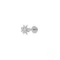wholesale S925 Sterling Silver 18g Flat Head Push-pin Cartilage Ear Stud, Popular In Europe And America For Ear Piercing-0-25
