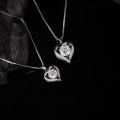 wholesale 925 Silver Heart 1-2-3CT Moissanite Pendant for Women, TikTok Live Cross-Border Bestseller, Factory Direct-0-2