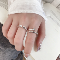 wholesale S925 Sterling Silver Jade Linglong Lotus Root Lotus Pod Couple Ring High-end Adjustable Index Finger Ring TikTok Viral-YQJ1403 shower head: Approximately 3.2g &gt; opening adjustable