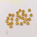 wholesale Gold-plated S925 Silver Spacer Beads, Spacers, Gaskets, Semi-finished DIY Jewelry Accessories for Crystal Jewelry Bracelets and Necklaces-0-2