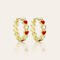 wholesale 925 Sterling Silver Geometric Earrings for Women, Autumn Winter Trendy Maillard Style Accessories, High-End Feeling Earrings Wholesale-Gold 925 silver