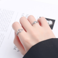 wholesale S925 metal CD letter fashion trend ring daily Korean Dongdaemun personality retro simple design high-end-0-2