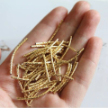 wholesale 14k gold-filled faceted curved smooth tube color-preserving handmade DIY jewelry accessories hollow tube necklace bracelet bead materials-0-3