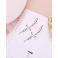 wholesale 925 Sterling Silver Cross Earrings for Women, TEMU New Arrival,FAITH-0-1