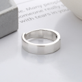 wholesale S925 Sterling Silver English Letter Accented with Red Zircon Ring, Stylish and Versatile Commuter Piece, Elegant Index Finger Band-0-2